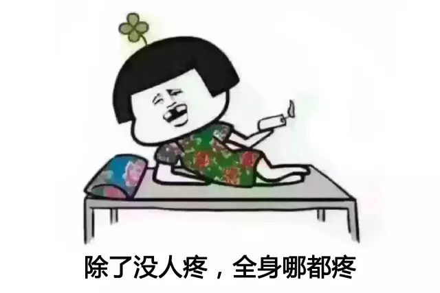 我除了没人疼,全身哪都疼