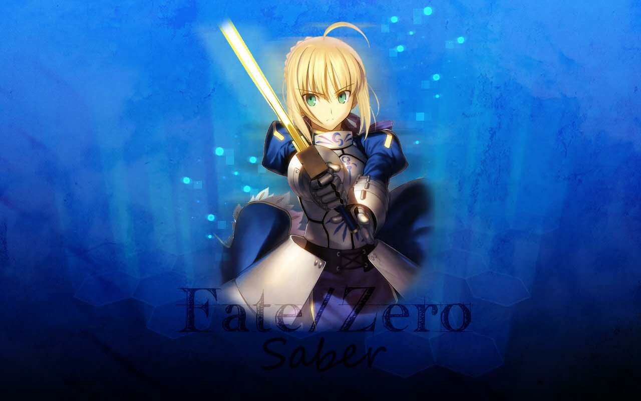 【v粉壁纸】fate系列saber动漫美女