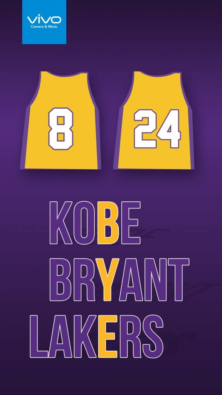 致敬传奇,bye#科比球衣退役仪式#vivo与nba战略合作