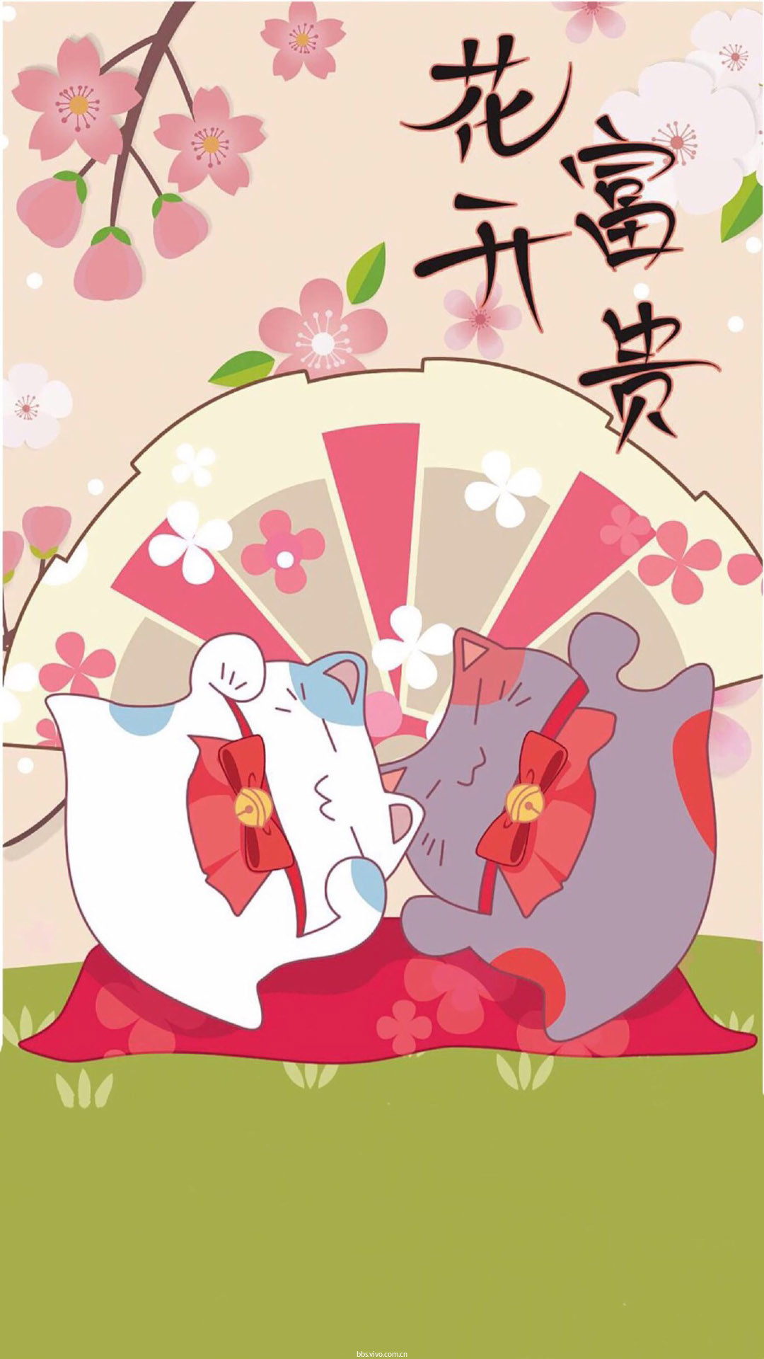 【v粉主题素材壁纸】超可爱的招财猫9p