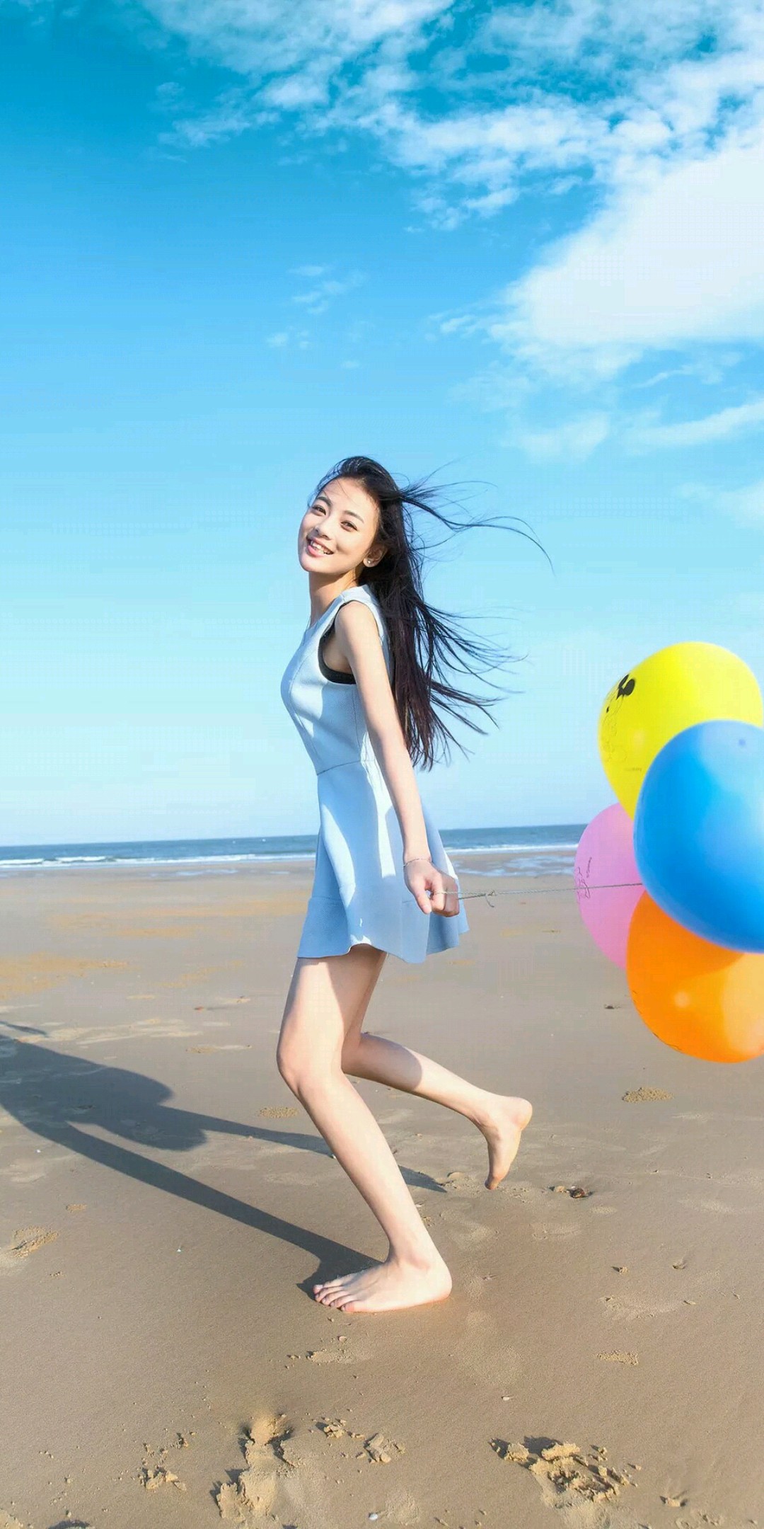 全面屏竖屏美女壁纸