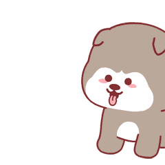 【v粉表情包】小哈皮动图