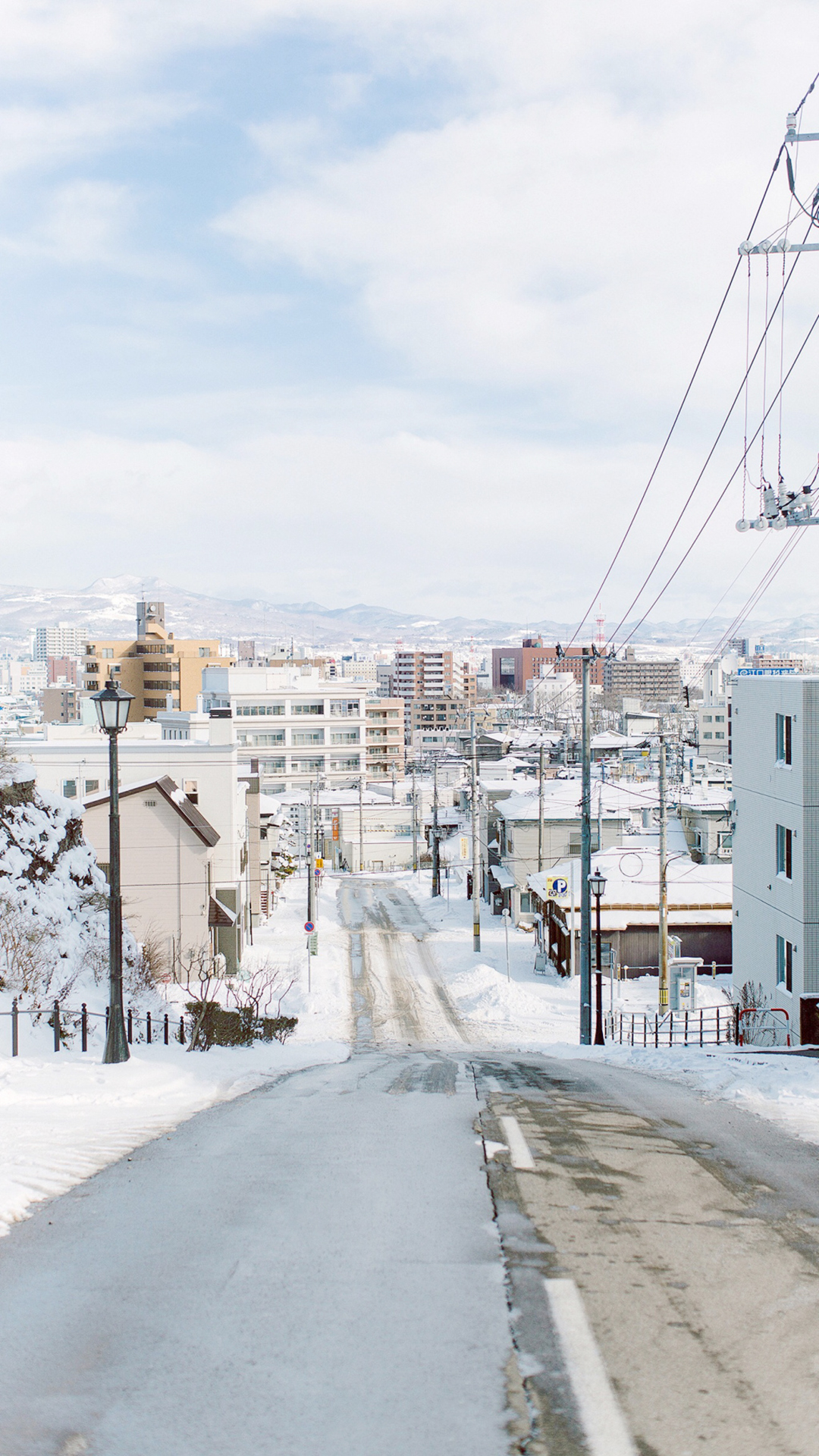 【v粉壁纸】日本北海道雪景唯美高清