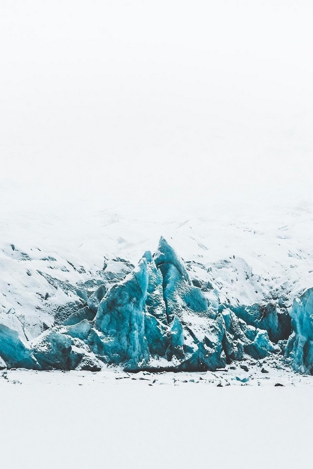 【v粉壁纸】冰岛唯美雪景风光高清手机壁纸