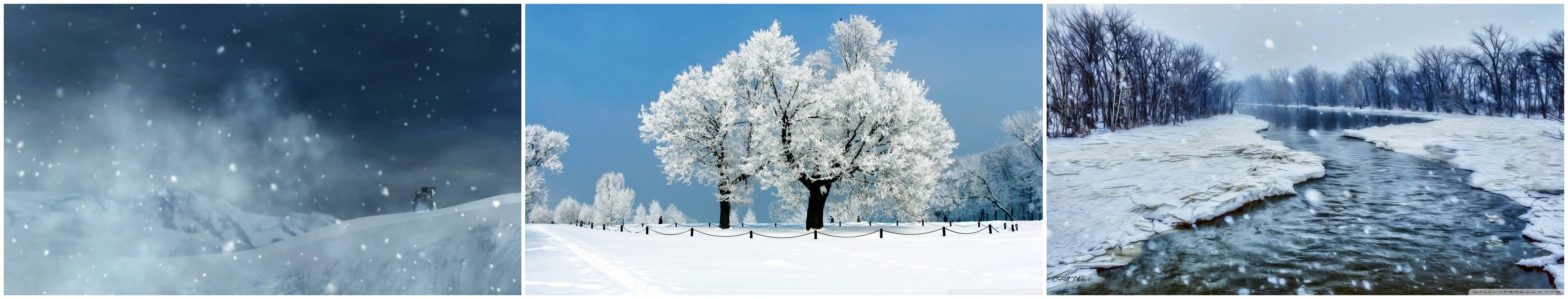 壁纸分享 下雪天锁屏壁纸】