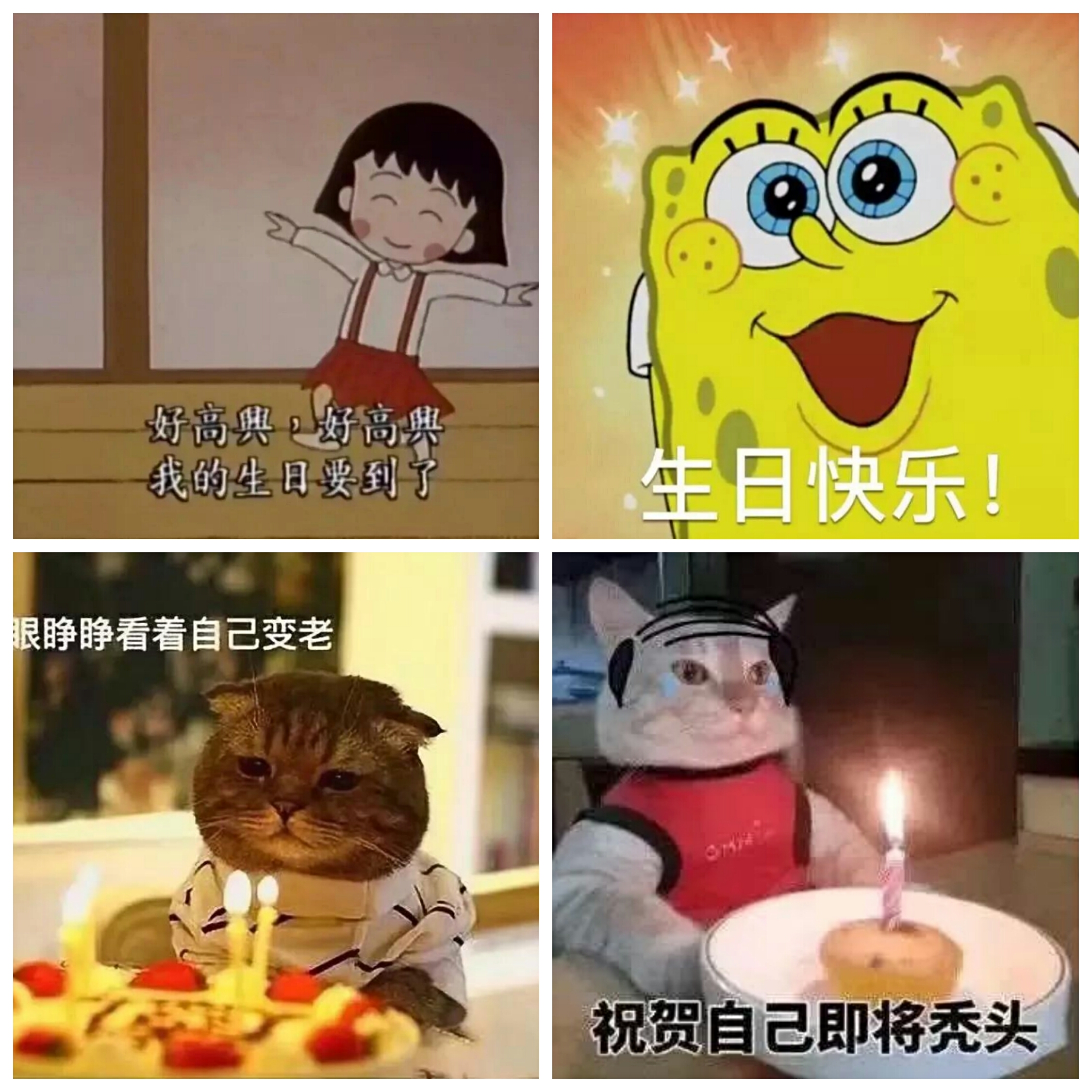 【表情包】生日快乐丨这表情包早晚用得到