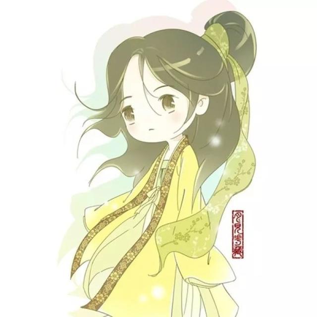 只为多情团扇郎   这是一组非常非常可爱的古风q版头像,有美少女,有小