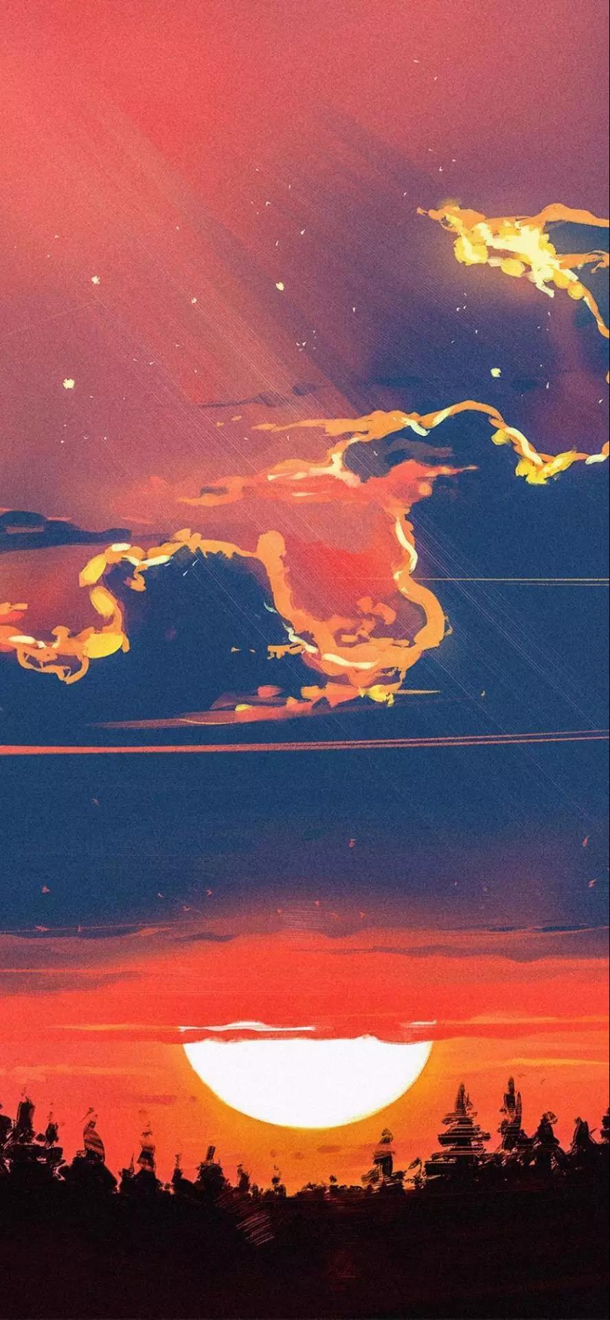【壁纸】极简油画风壁纸,难得一见吼!