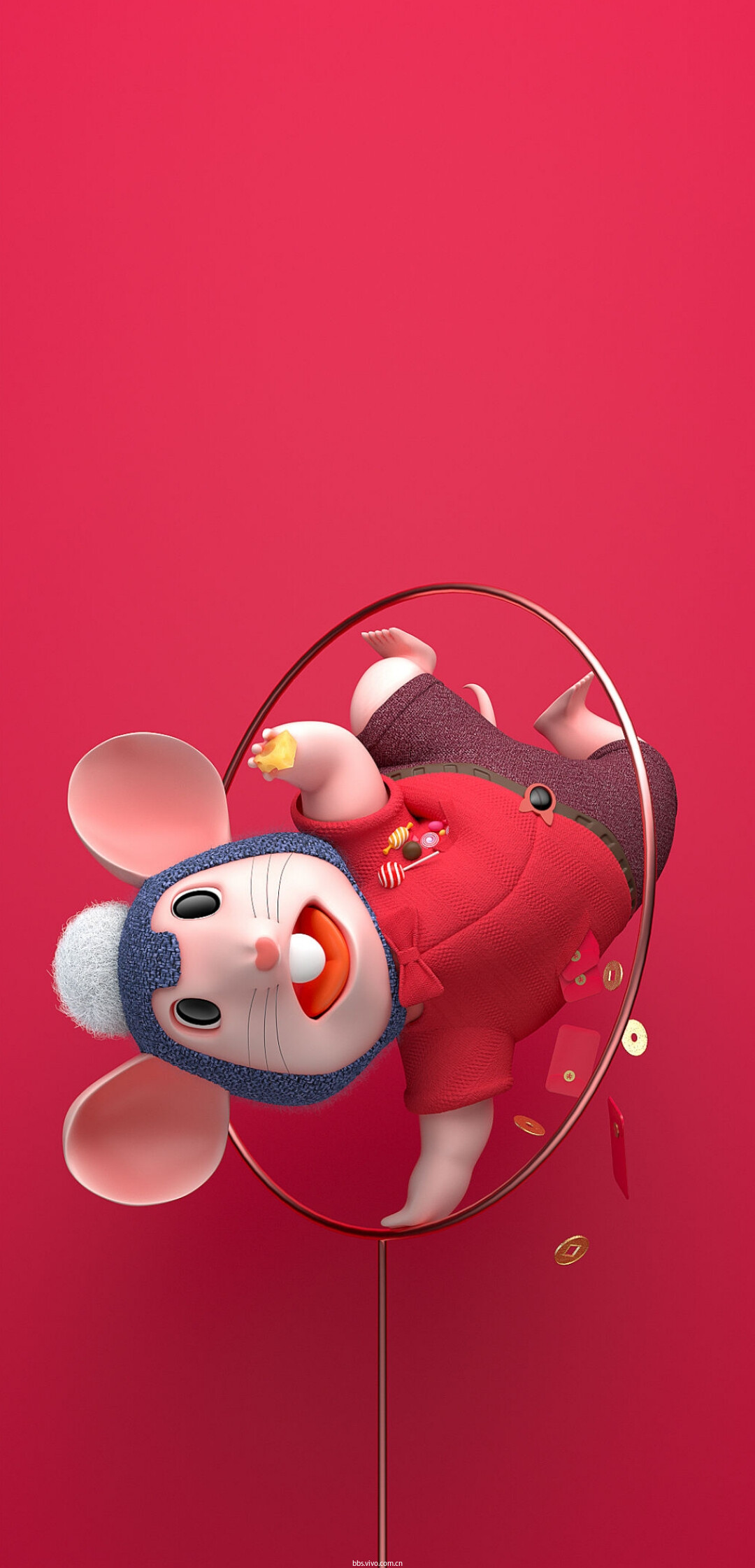 壁纸分享|大家新年快乐,鼠你健康万事如意