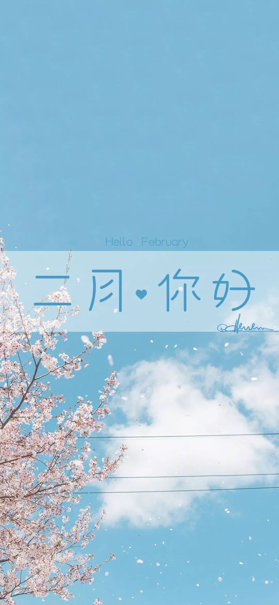 【壁纸】一月再见,二月你好