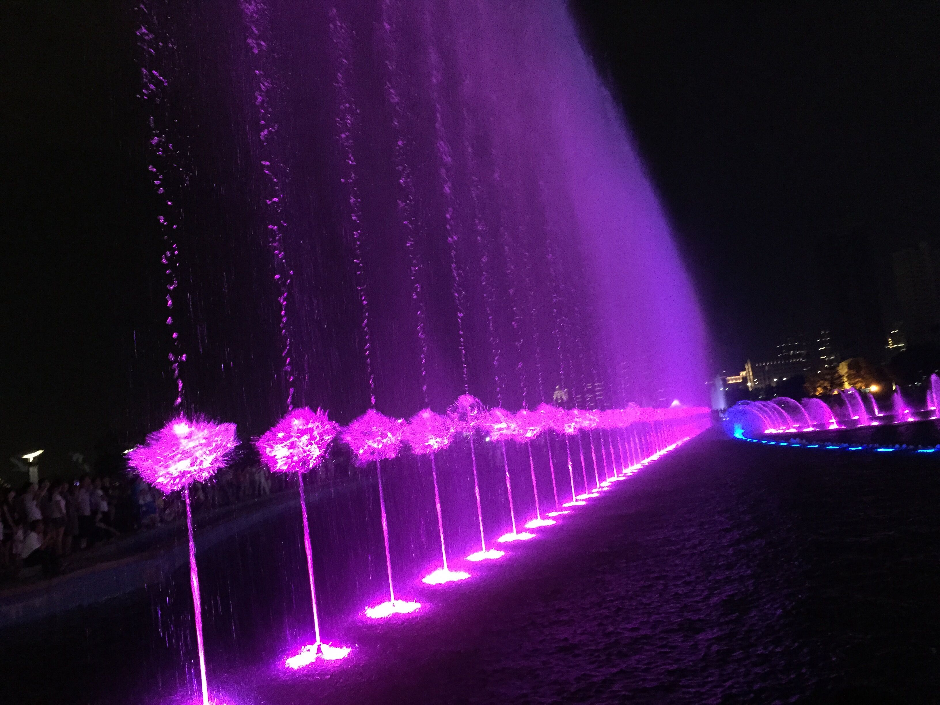 【城市夜景】亚洲最大音乐喷泉