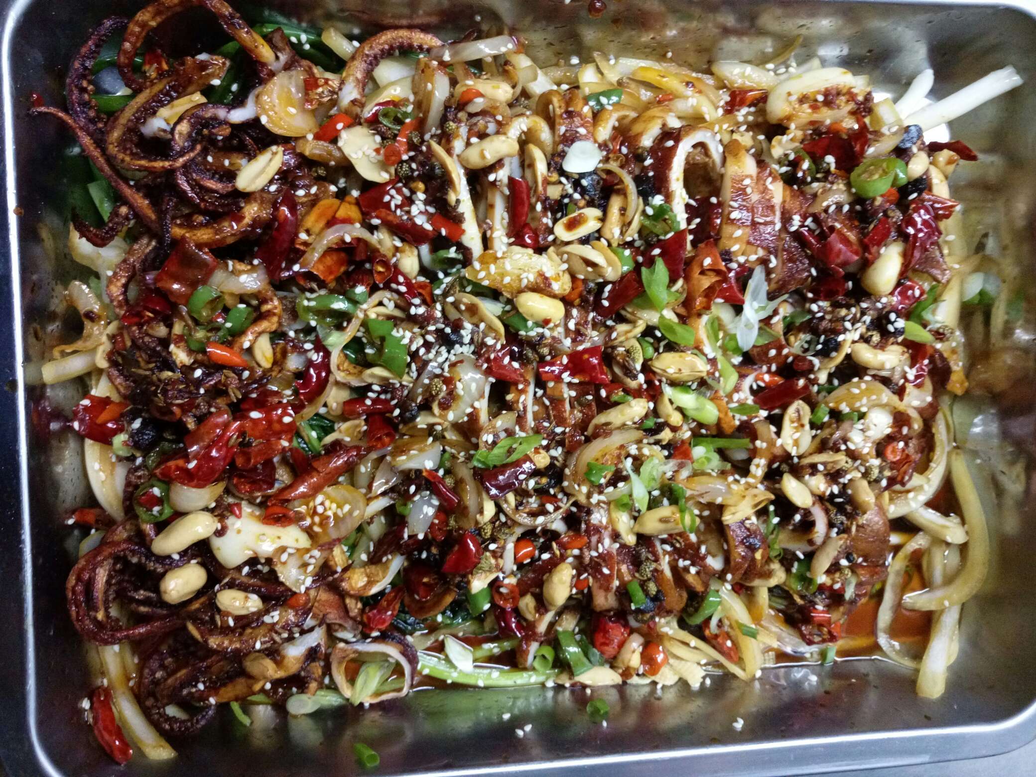 风味烤鱿鱼看的就有食欲