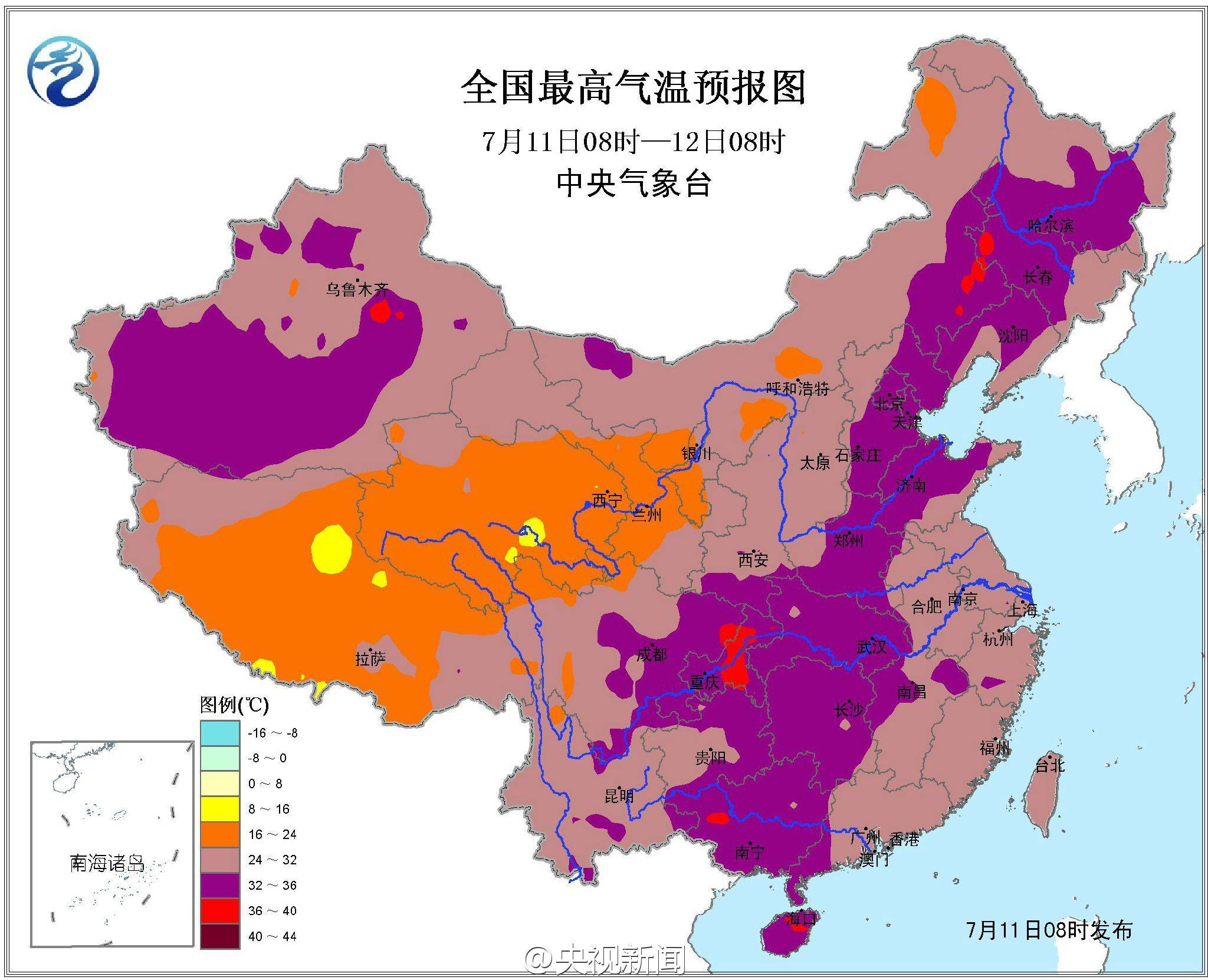 中国紫外线分布图图片