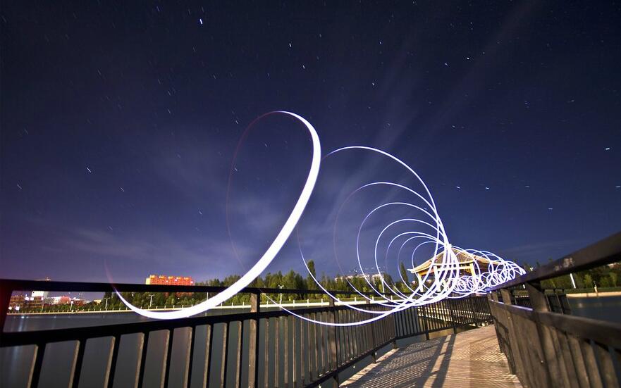 用vivo手机进行光绘摄影就这么简单