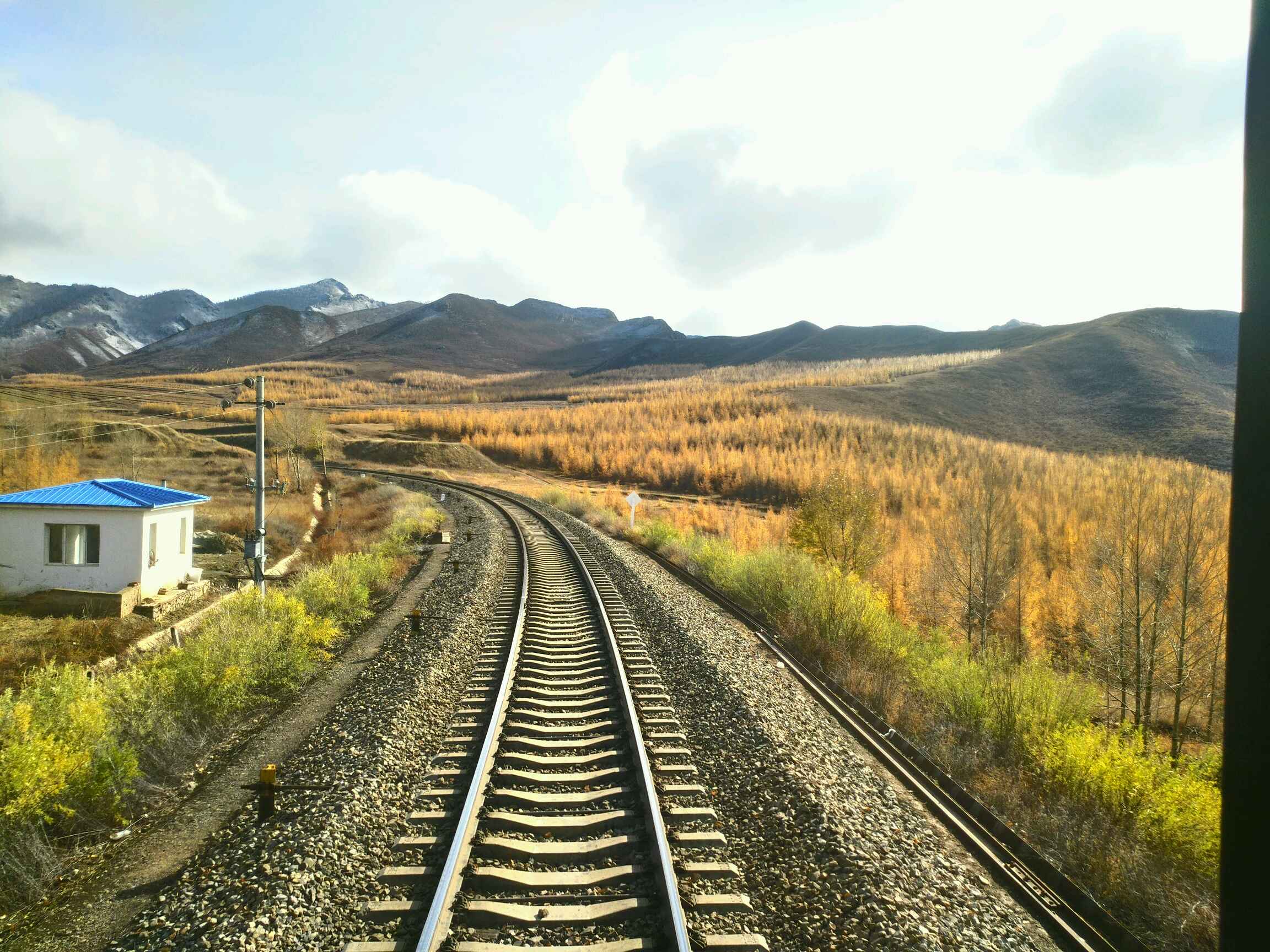 铁路沿途风景图片