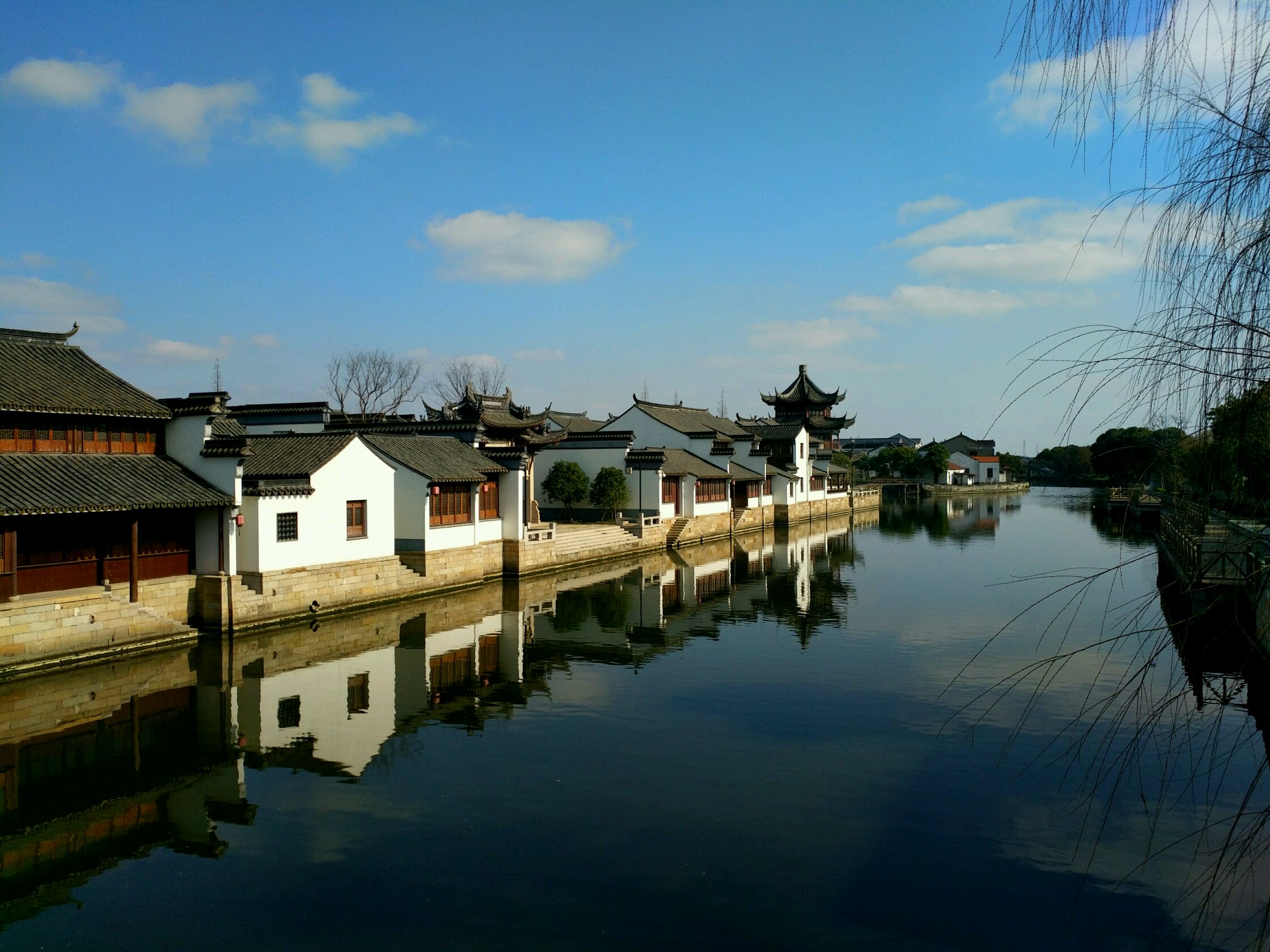 南部八尔湖梦里水乡图片