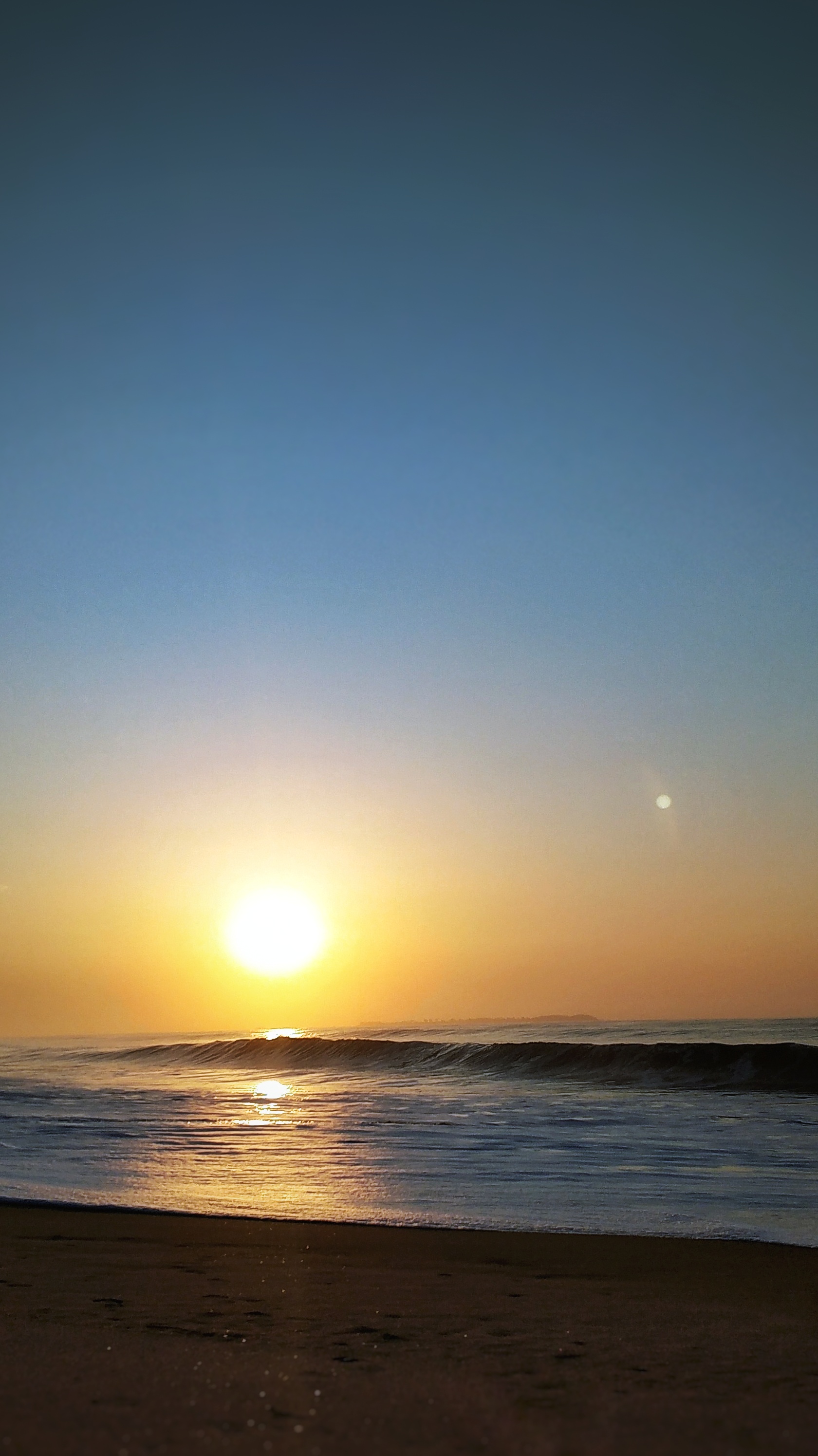 海边日出 真实图片