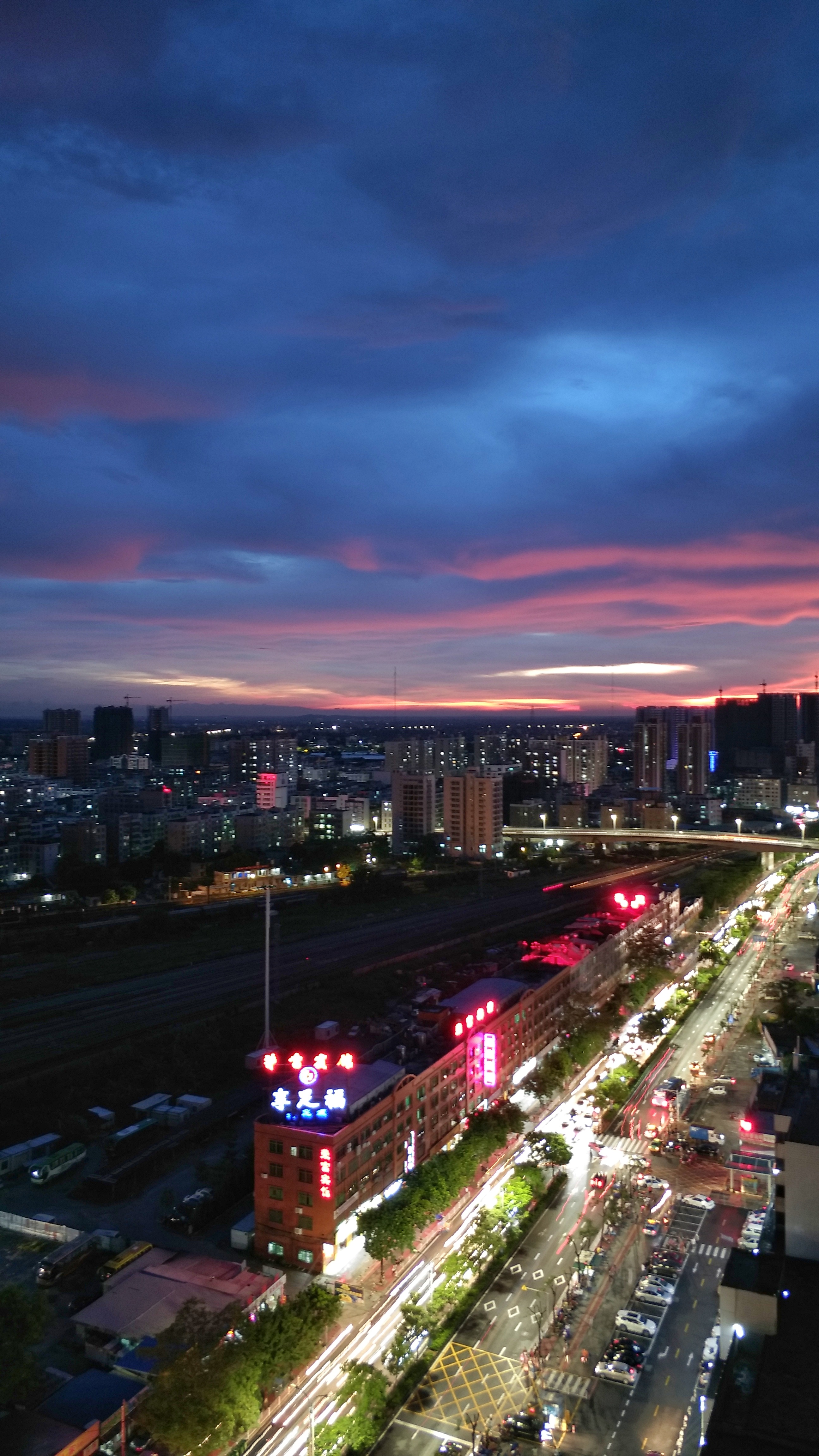 每日一拍#俯視都市夜景