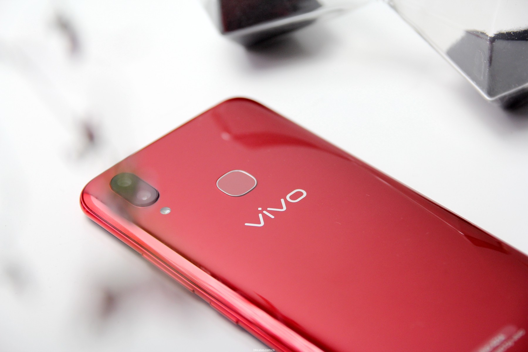 vivo x21宝石红开箱鉴赏