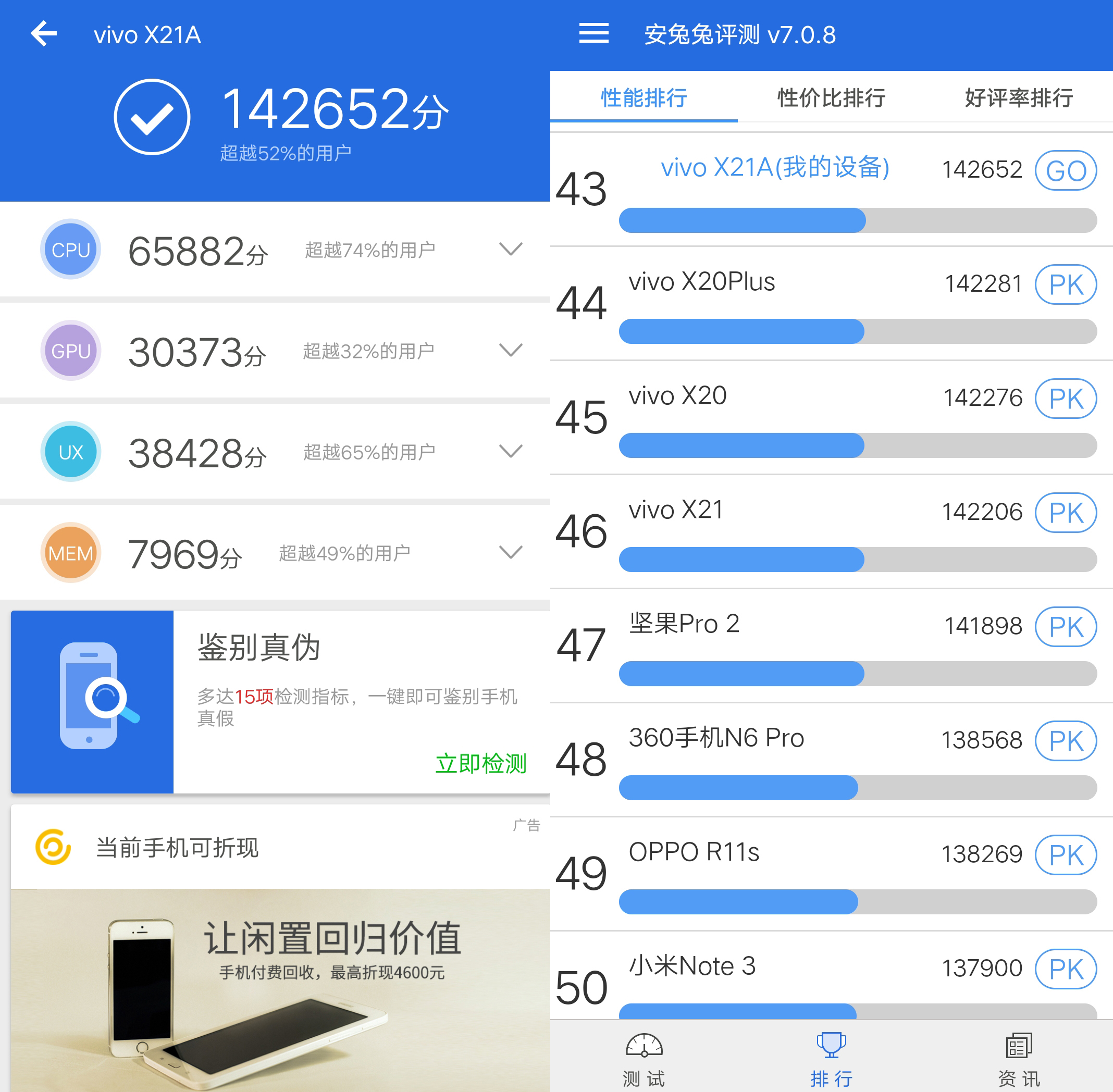 vivox21参数详细参数图片