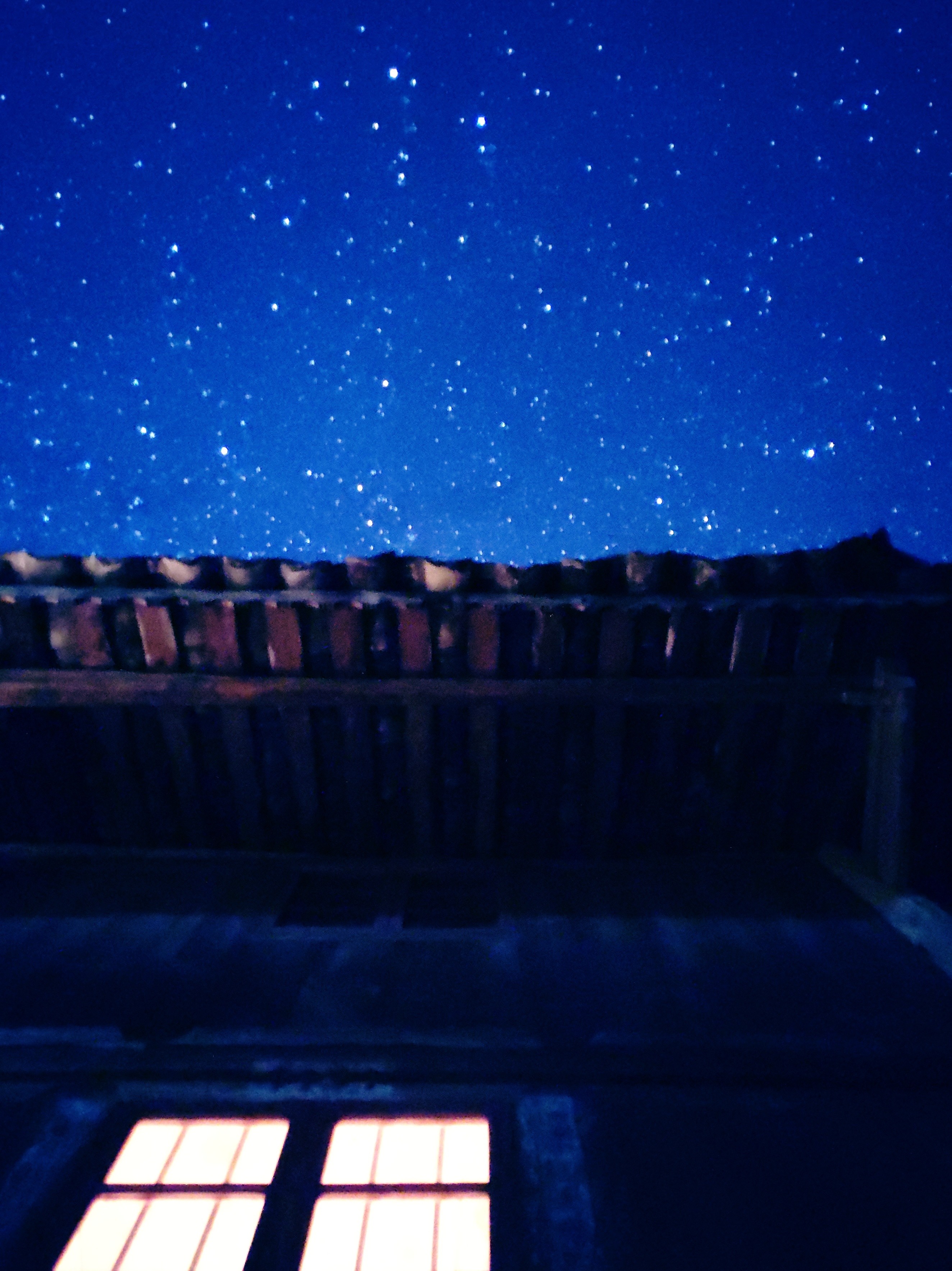 农村夜晚的星星图片